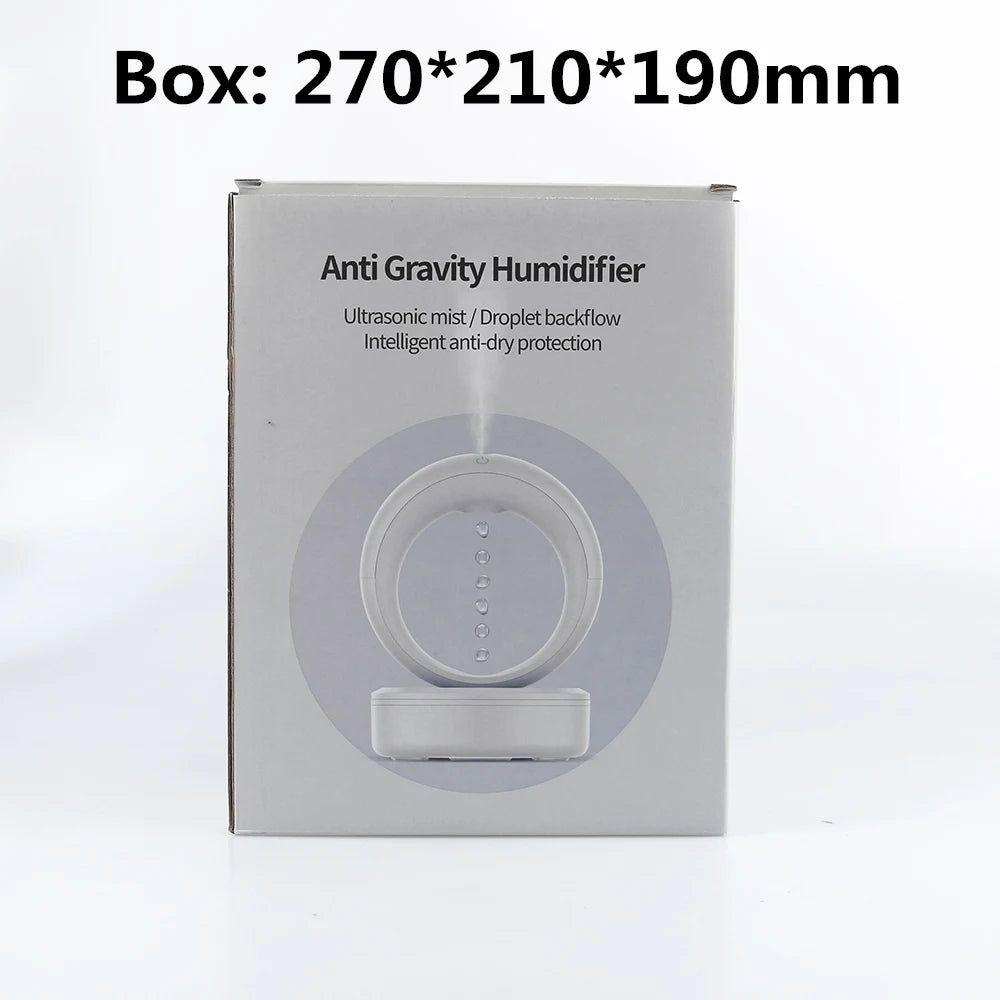 680ML Perfume Anti Gravity Humidifiers Portable Mini USB Aroma Diffuser Essential Oils Water Drop Air Purifier For Home Bedroom