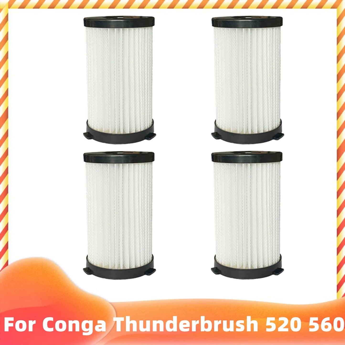 For Conga Thunderbrush 520 560 Samsung Galaxy GL6231 / BBK BV 2512 / Bomann BS 1948 CB N Vacuum Cleaner Hepa Filter Replacment