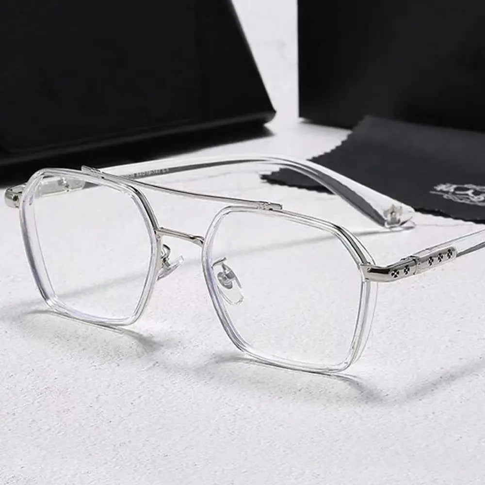 Ultralight Vintage Eye Glasses Women Men Anti Blue Light Square Eyewear Square Eyeglasses Optical Spectacle Computer Goggles
