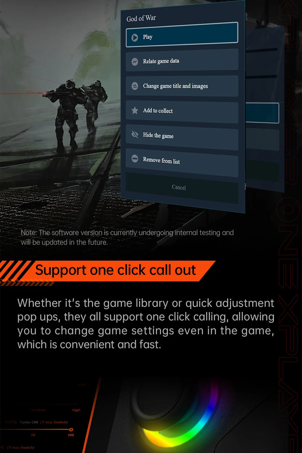 OneXPlayer OneXFly F1 Pro AMD AI 9 HX 365 370 OLED 144Hz Screen Gaming Handheld Console 3A Gamepad 7” PC Game Computer Laptop