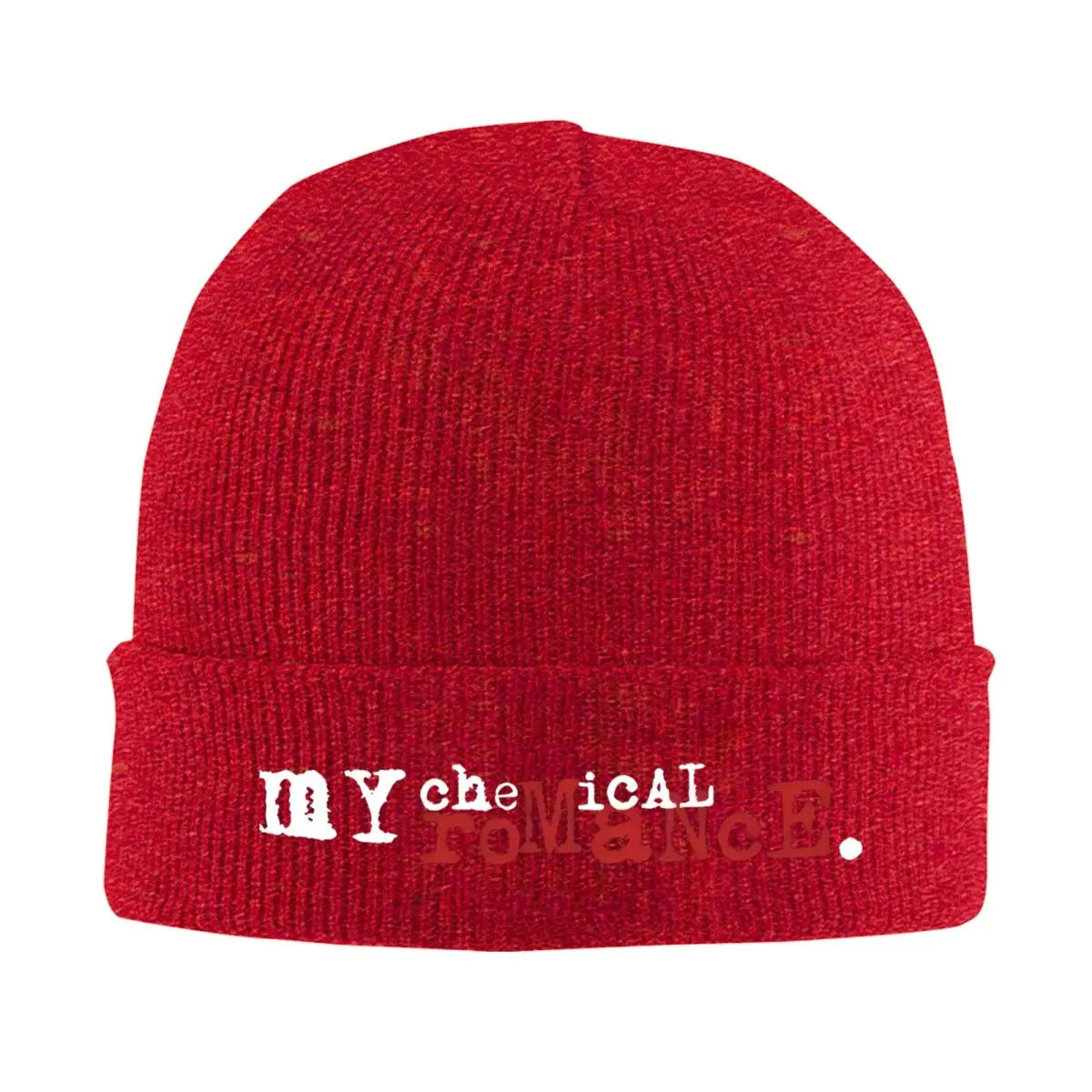 My Chemical Romance Beanie Hats Rock Band Street Caps Female Male Kpop Skullies Beanies Winter Pattern Warm Soft Beanie Hat