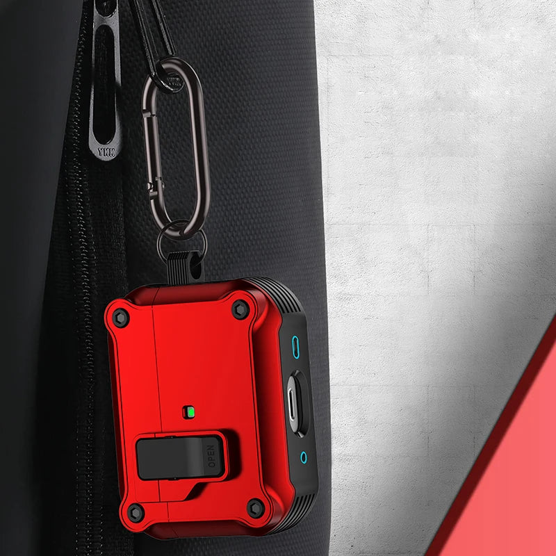 Security Lock Cover for AirPods Pro 2 3 Case for AirPods Pro2 Pro 2nd Gen 2023 Case Shockproof Cover For Airpods 4 4th 3 Fundas