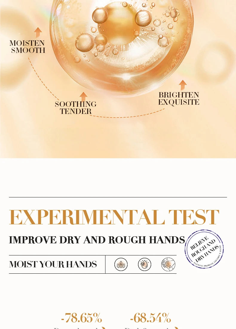 Collagen Anti-wrinkle Hand Cream Anti-drying Cracked Whitening Moisturizer Fade Fine Line Soft Smooth Repair Hand Foot Skin Care