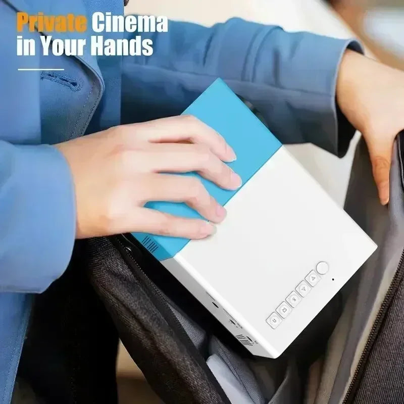 Mini projetor LED portátil, YG300, compatível com HDMI, USB, TF, áudio, casa, leitor multimídia, inteligente, portátil, viagem,