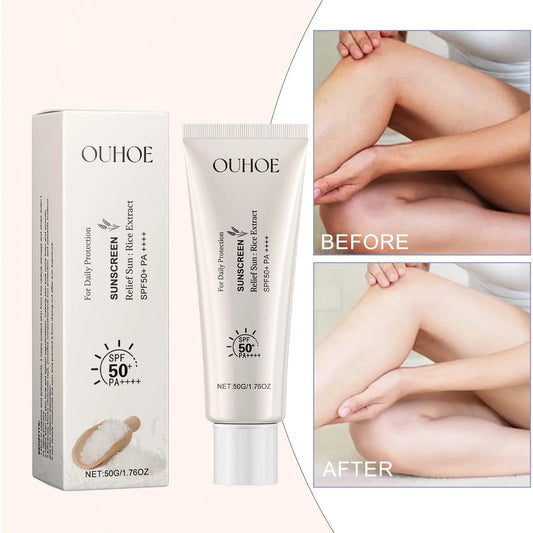 Rice Cream, Rice Puree Cream, Rice Cream Moisturizer, Moisturizes The Skin, Shrinks Pores, Rice Extract Fades Fine Lines