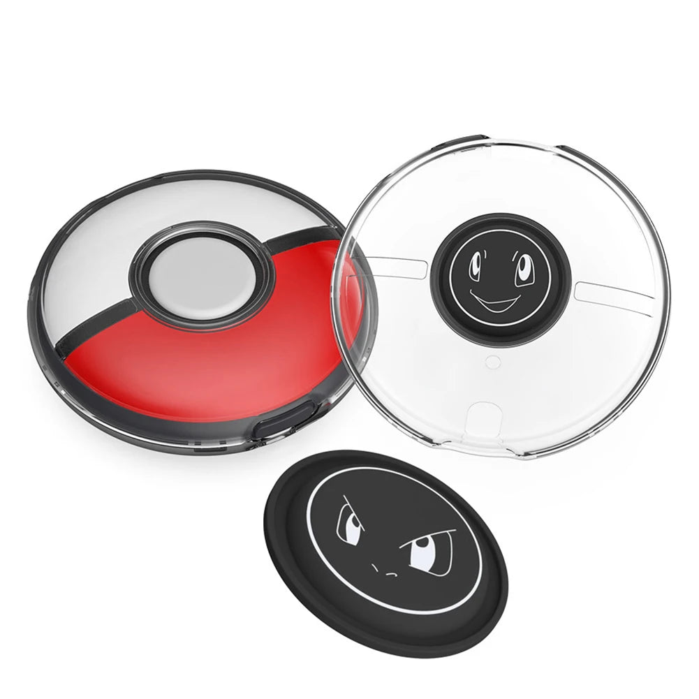 1-3pcs Silicone Protective Cover Hard/Soft Shell Case for Pokemon Go Plus Transparent Protector PC / TPU Sleeve Game Accessories