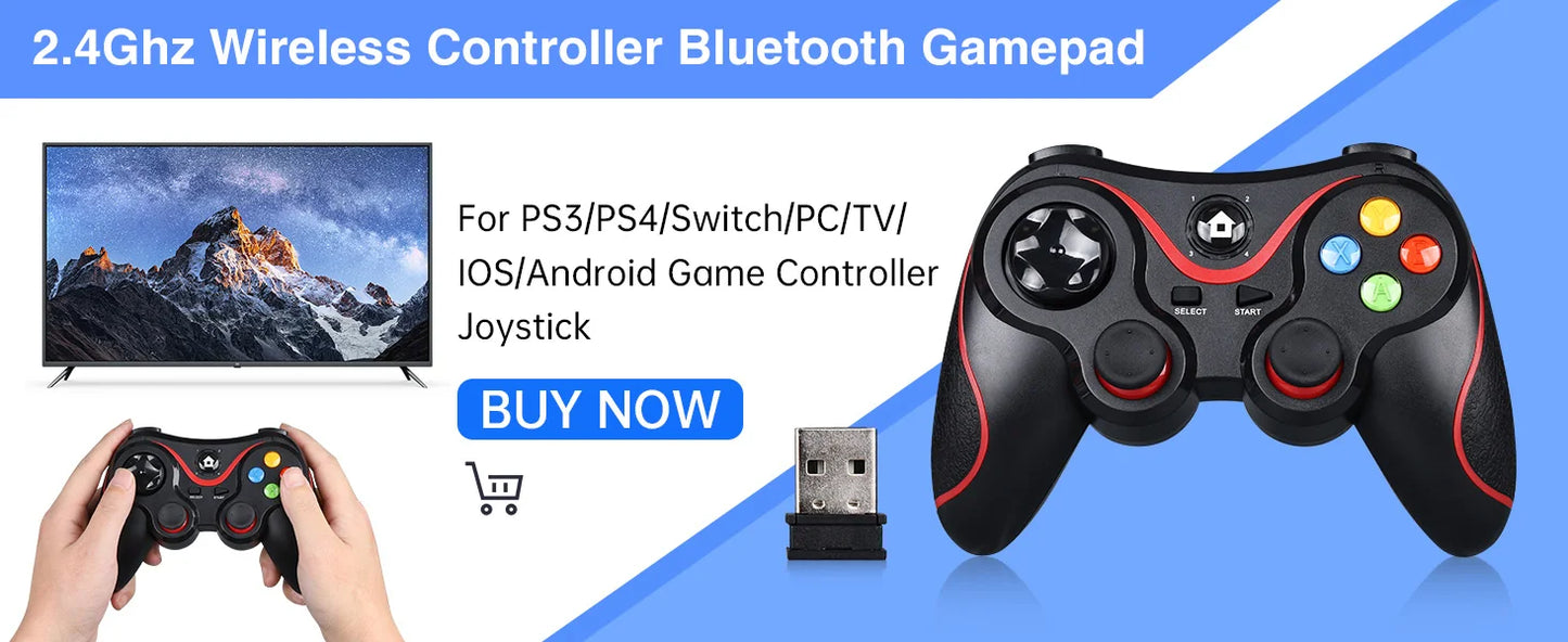 For Sony PS3 Controller Support Bluetooth For PC Gamepad For Sony PS3 Console Controle Mando Joystick PC game
