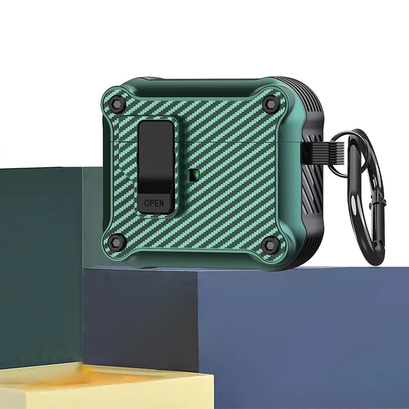 Security Lock Cover for AirPods Pro 2 3 Case for AirPods Pro2 Pro 2nd Gen 2023 Case Shockproof Cover For Airpods 4 4th 3 Fundas