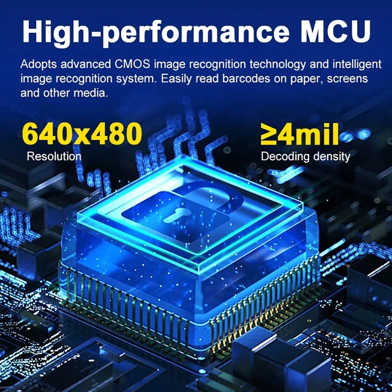 Bluetooth Mini Barcode Scanner 1D/2D 2.4G Bluetooth Wireless Bar Code Scanner Android IOS Windows USB Scanners Laser Reader