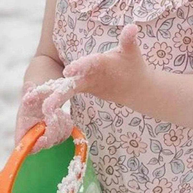 RC Baby Girls Swimwears 1-12y Kids Long Sleeve Sunscreen Floral Toddler Swimming Swimsuit Striped Bikini Suits 2022 Hot Clothes