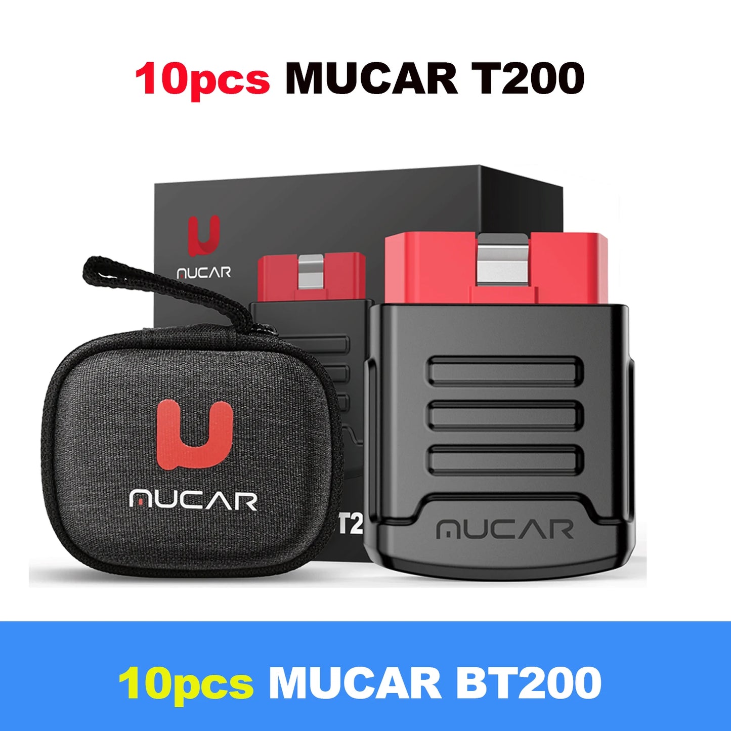MUCAR BT200/BT200 Pro OBD2 Scanner Diagnostic Tool Bluetooth, Full System Automotive Scan Tool Free Oil/SAS 15 Reset Code Reader