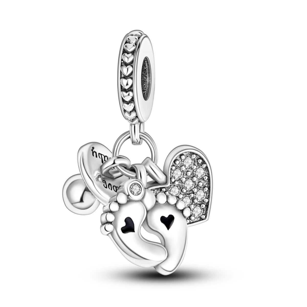 925 Silver Plated Firefly Pizza Cake Charms Fit Original Pandora Bracelet Making Fashion Jewelry