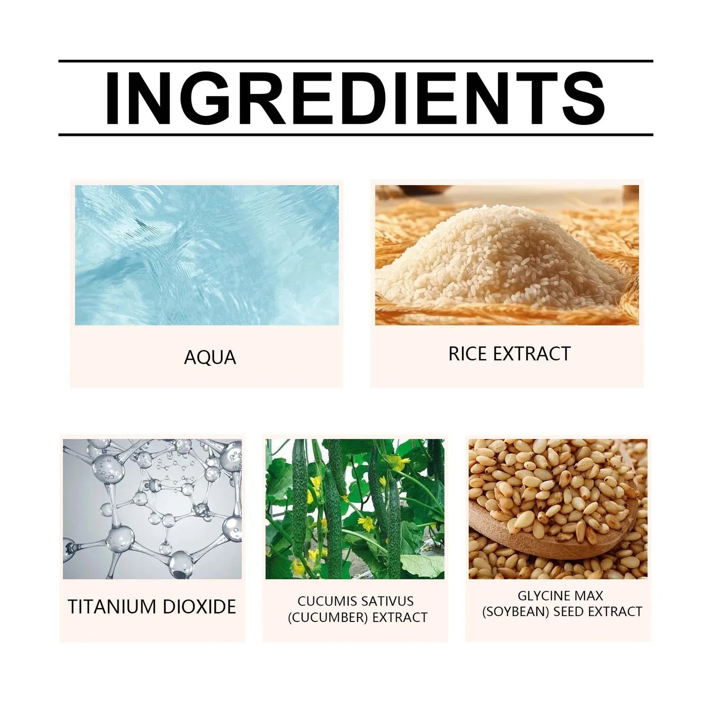 Rice Cream, Rice Puree Cream, Rice Cream Moisturizer, Moisturizes The Skin, Shrinks Pores, Rice Extract Fades Fine Lines