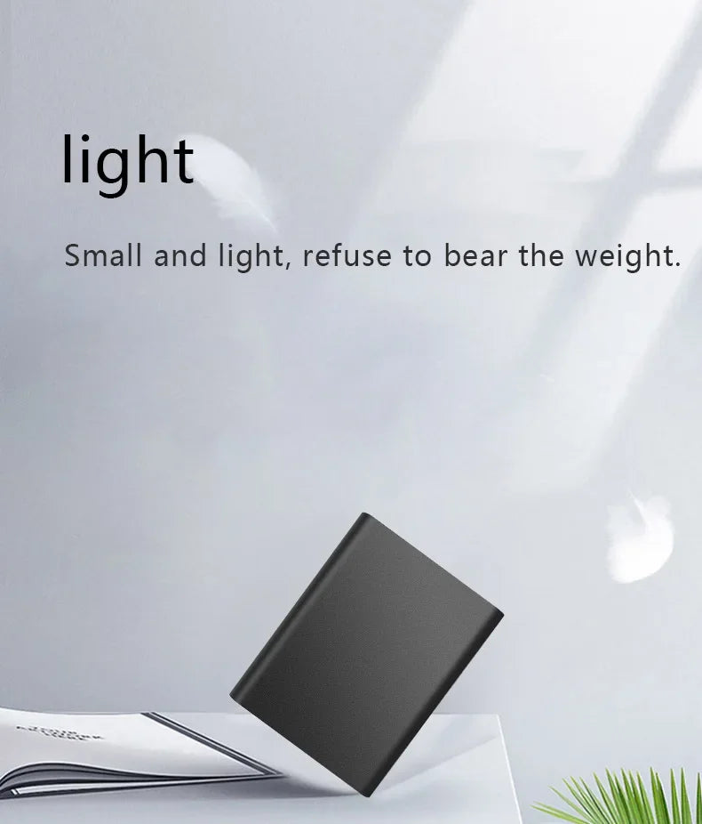 Portable SSD 1TB External Hard Drive High-speed Mobile Solid State Drive External Storage Decives Hard Disks for PC/ Mac