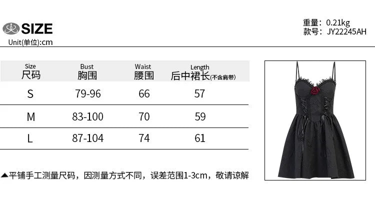 Mall Gothic Emo Jacquard A-line Dresses Goth dress Elegant Grunge Ruched Bandage Partywear Punk Black Women Halloween Club Dress