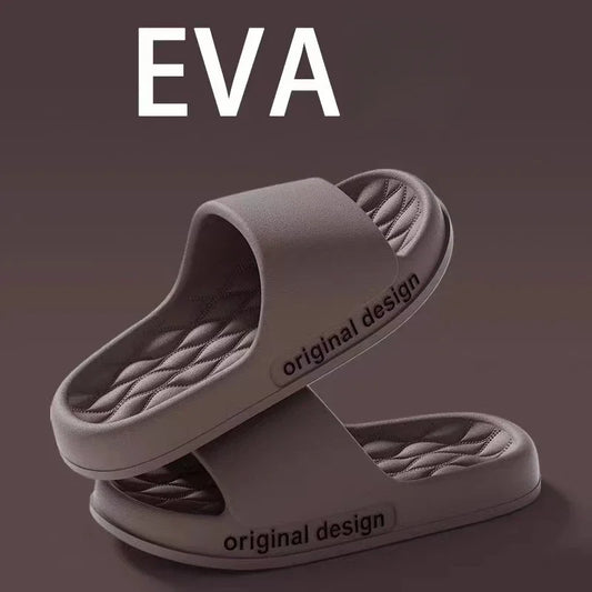 2024 New Men's Summer Slippers EVA Soft Soled Slippers Light Beach Shoes Indoor Outdoor Light Couple Slippers Designer Shoes Men