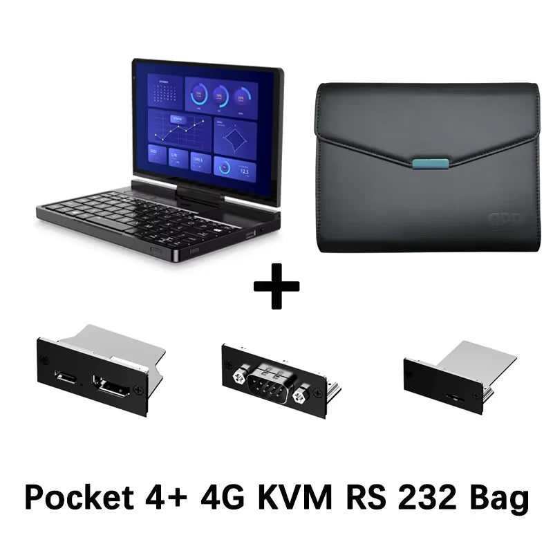 New 2025 version In stock! Original GPD Pocket 4 8.8-inch AMD AI 9 HX 370 64GB RAM 2TB NVMe Mini Laptop Computer for business
