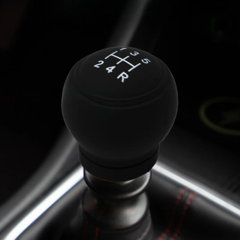 Gear Shift Knob Silicone Cover Gear Rod Protector Dustproof WaterProof Lever Handle Skin Nonslip Manual Shifter Universal