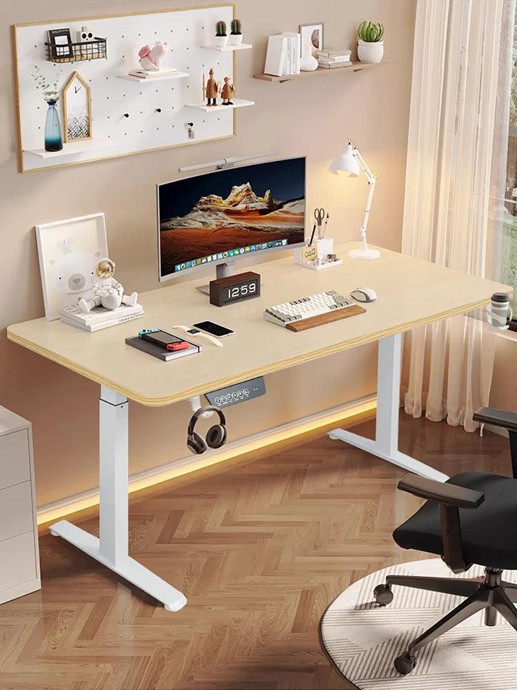 Hot Sell Height-adjustable Desk Standing Desk Motion Desk Smart Computer Desk Study Desk Learning Game Office thread computer de