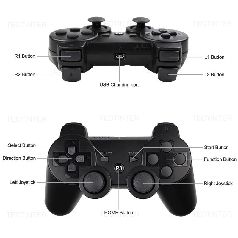 For Sony PS3 Controller Support Bluetooth For PC Gamepad For Sony PS3 Console Controle Mando Joystick PC game