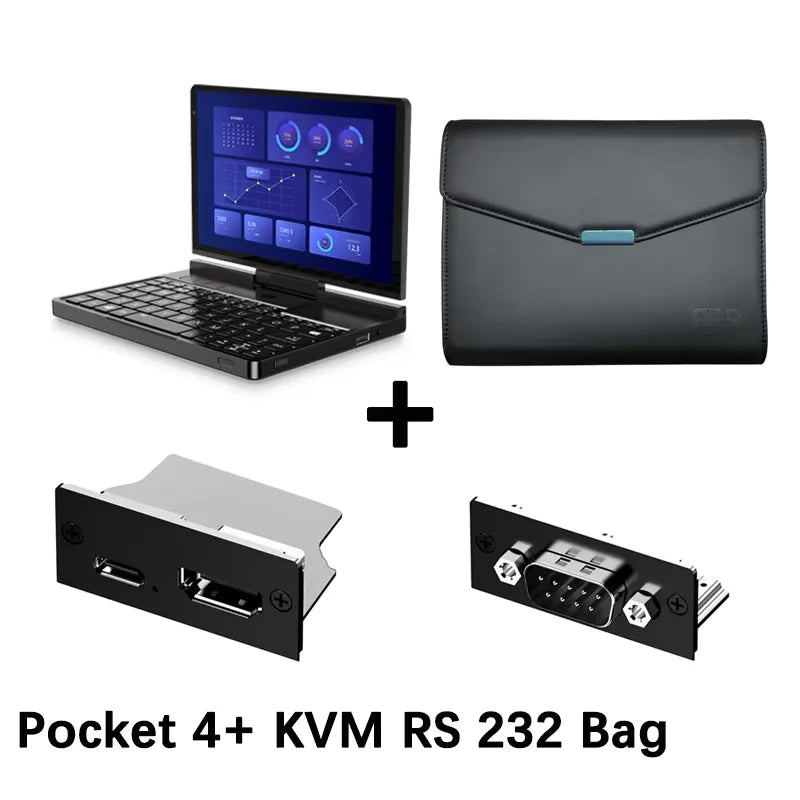 New 2025 version In stock! Original GPD Pocket 4 8.8-inch AMD AI 9 HX 370 64GB RAM 2TB NVMe Mini Laptop Computer for business
