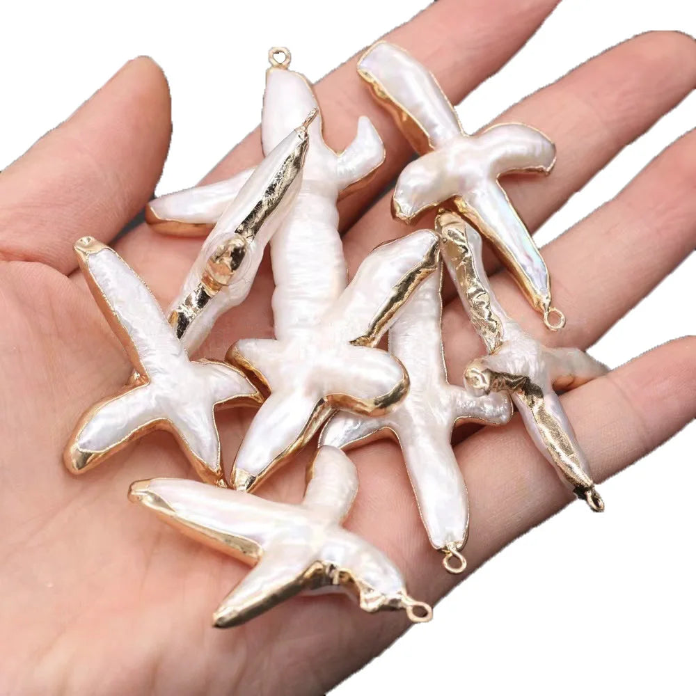 100% Natural Baroque Lrregular Freshwater Pearls Cross Chicken Feet Pearl Fit Diy Pendant Necklace Bracelet For Jewerly Making