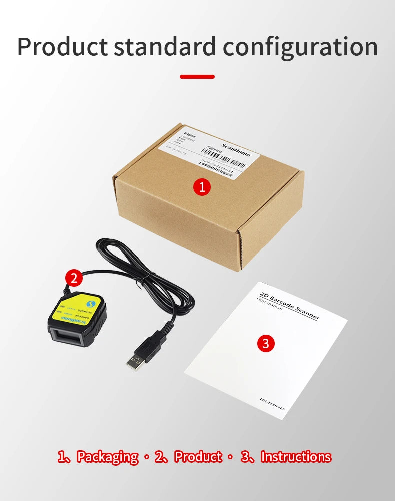 Embedded Barcode Scanner BarCode Reader code reader fixed Mounted code Engine Module USB 1D/2D QR PDF417Code ScanSH-400