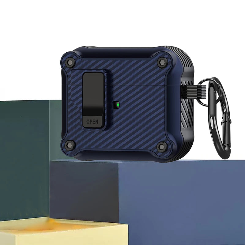 Security Lock Cover for AirPods Pro 2 3 Case for AirPods Pro2 Pro 2nd Gen 2023 Case Shockproof Cover For Airpods 4 4th 3 Fundas