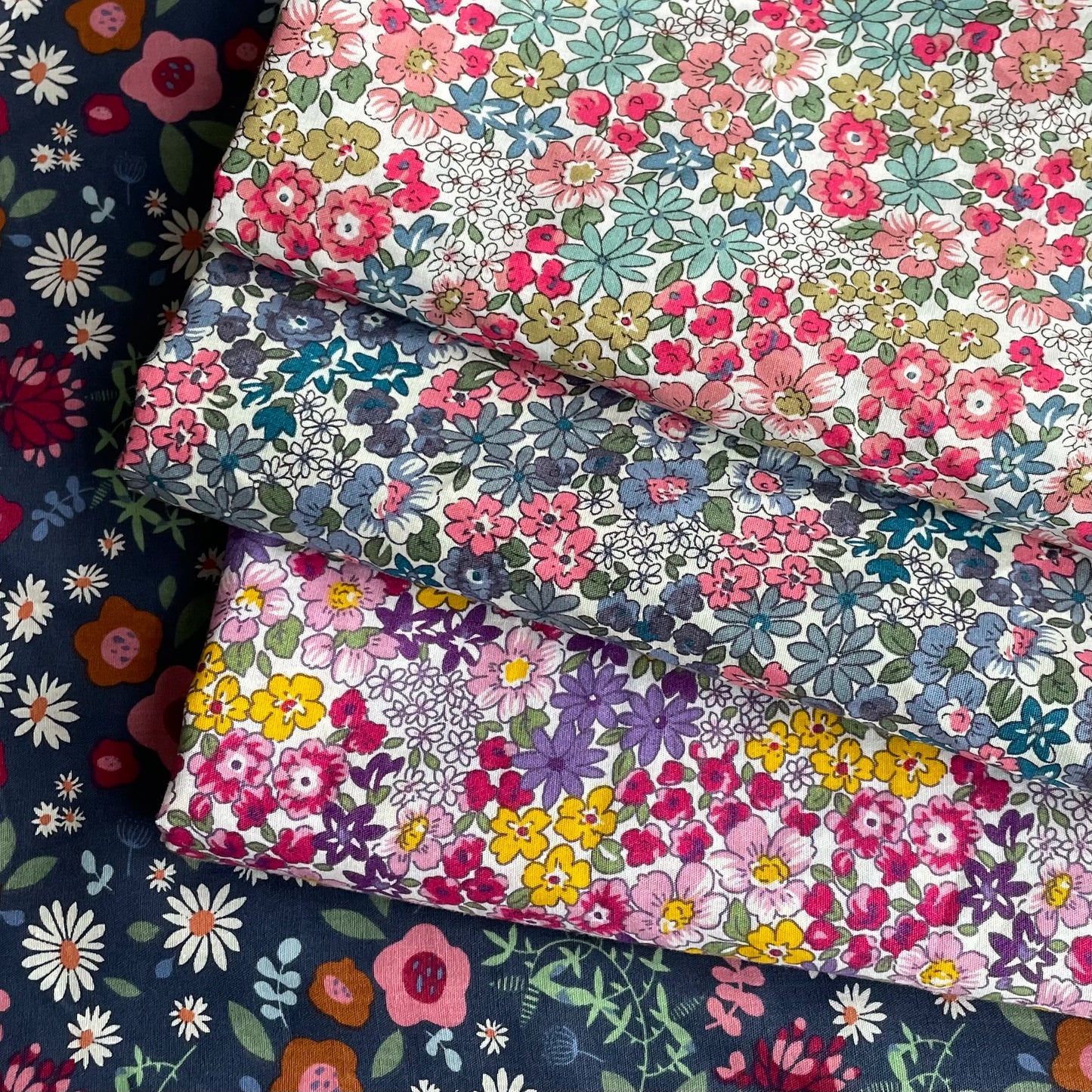 145X50cm Floral Plants 100% Cotton Printed Fabric is Used for Hand Sewing Fabric Patchwork Children's Dresses and Skirts DlY