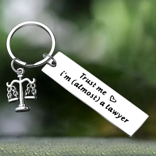 Cute Lawyers Gift Lawyer Keychain Scales of Justice Lawyer Gift New Lawyer Key Chain Pendant Jewelry Law School Graduation Gift
