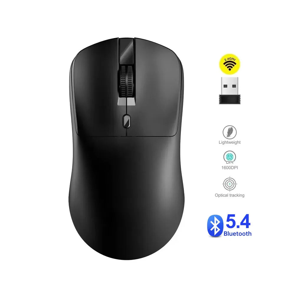 2.4G Wireless Mouse Gaming Mouse Ergonomic Mice 800-1200-1600 DPI Mouse Rechargeable Office Mice for PC Laptop Macbook Pro