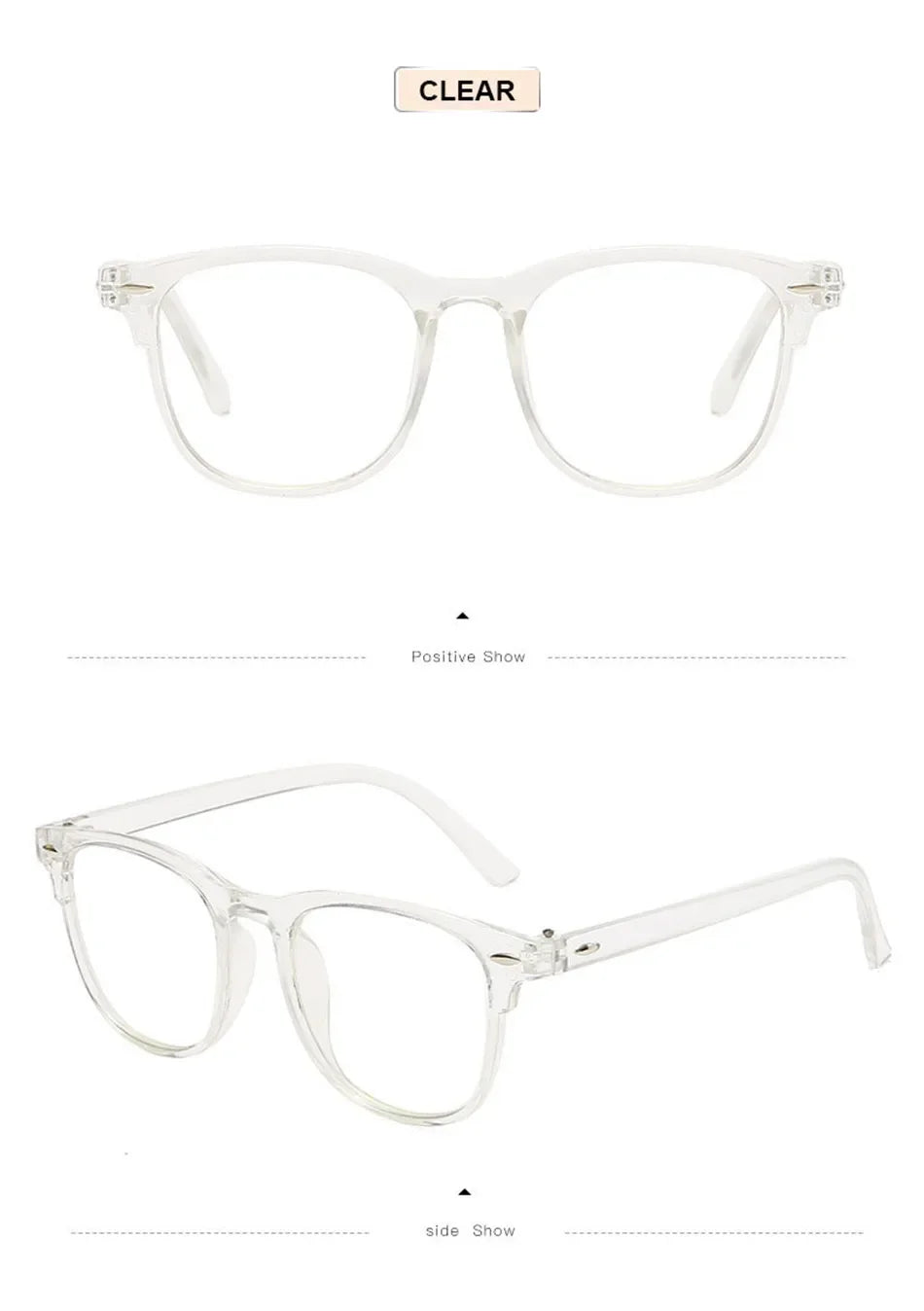 Classic Transparent Computer Glasses Frame Women Men Anti Blue Light Blocking Glasses Optical Glass Lenses Oculos Male Очки