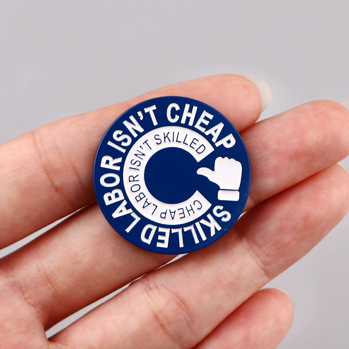 WARING Brooches for Women Encouragement Quotes Enamel Pins Clothes Badges Lapel Pins for Backpack Fashion Jewelry Worker Gift