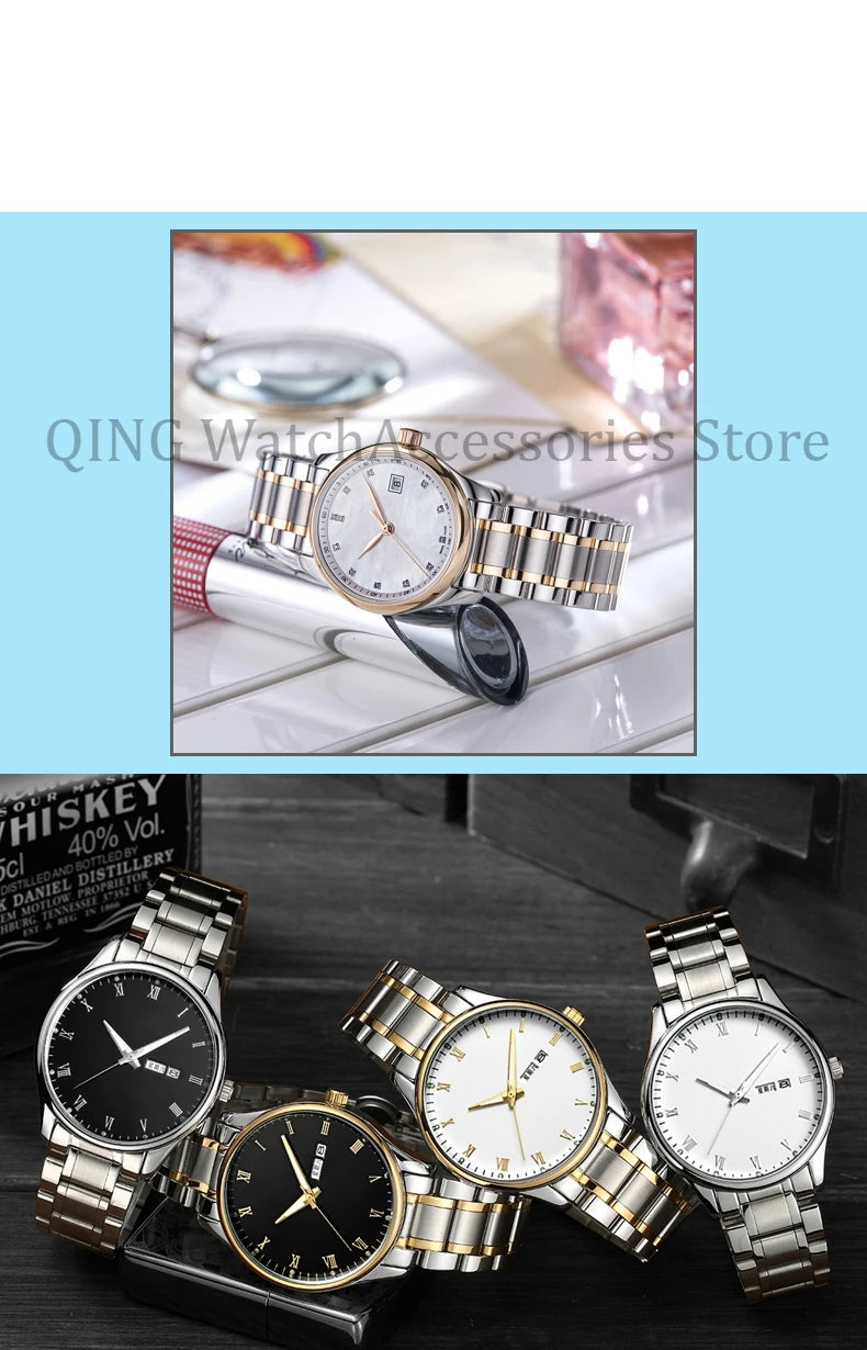 Arc Flat End Solid Stainless Steel Watchband for Tissot Butterfly Clasp Strap 12 13 14 15 16 17 18 19 20 21 22 23 24mm Universal