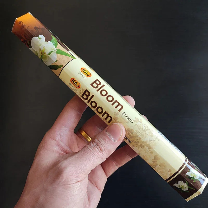 YXYMCF India Sandalwood Incense Sticks Meditation Lavender Sage Palo Santo Tibetan Line Incense Aromatherapy Lasting Fragrance