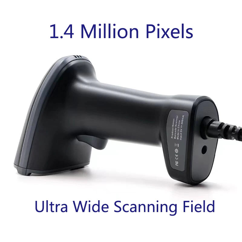 2D/1D OCR Barcode Scanner Handheld Portable Wired/Wireless Bluetooth With Base MRZ PDF417 Data Matrix for Passport Identity Card