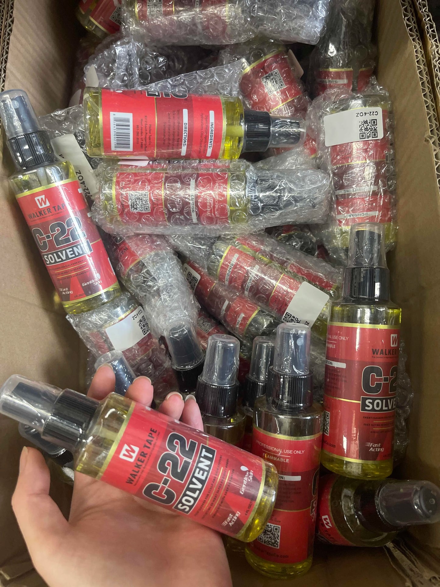 118ml C-22 remover Hair remover spray Tape Adhesives Remover For Lace Wigs Toupees For Double Sided Tape hair lace wig remover