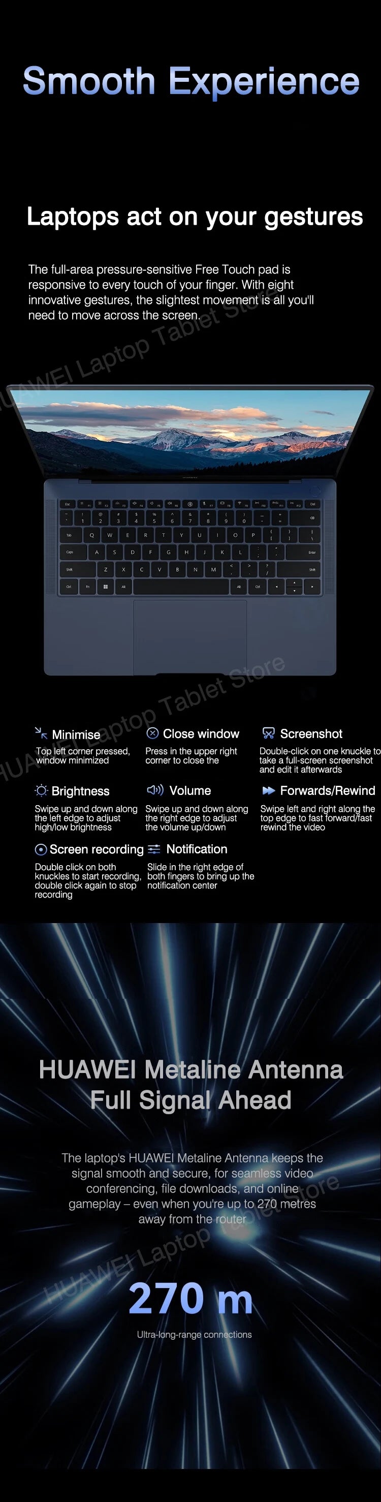 2023 HUAWEI MateBook X Pro Laptop i7-1360P 16/32GB 1/2TB 13th Core Notebook 14.2-inch 3.1k Touch-screen Computer HDR Vivid LTPS
