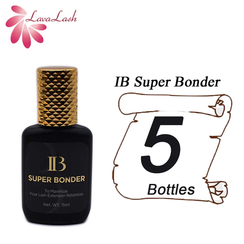 15ml IB SUPER BONDER Fixing Agent For Eyelash Extensions Primer Cure Adhesive Bonding Lashes Grafting Transparent Curing Liquid