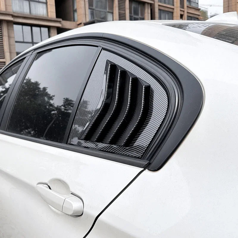For BMW 3 Series F30  318i 320i 325i Car Rear Window Shutter Cover Trim Window Louver Side Vent Trim 13-19 Accessories