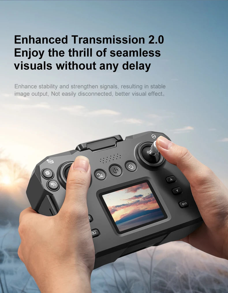 NEW K12Max UAV With Screen Control 5G 8K HD Camera Brushless Drone Optical Flow Positioning Aerial Four-Axis Aircraft Gifts Toys