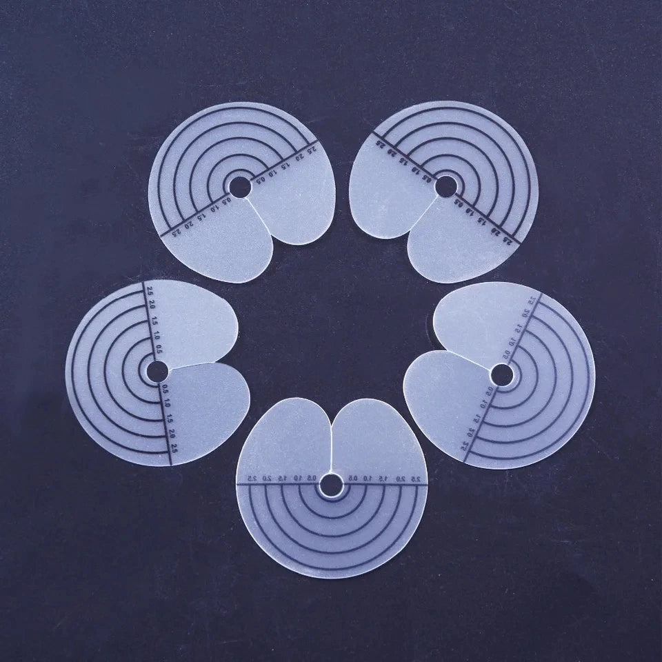 10pcs Fashion Easy Tools Heat Scalp Protector Shields For Hair Extension Useful Styling Tools Hair Heat Fusion Template Disk