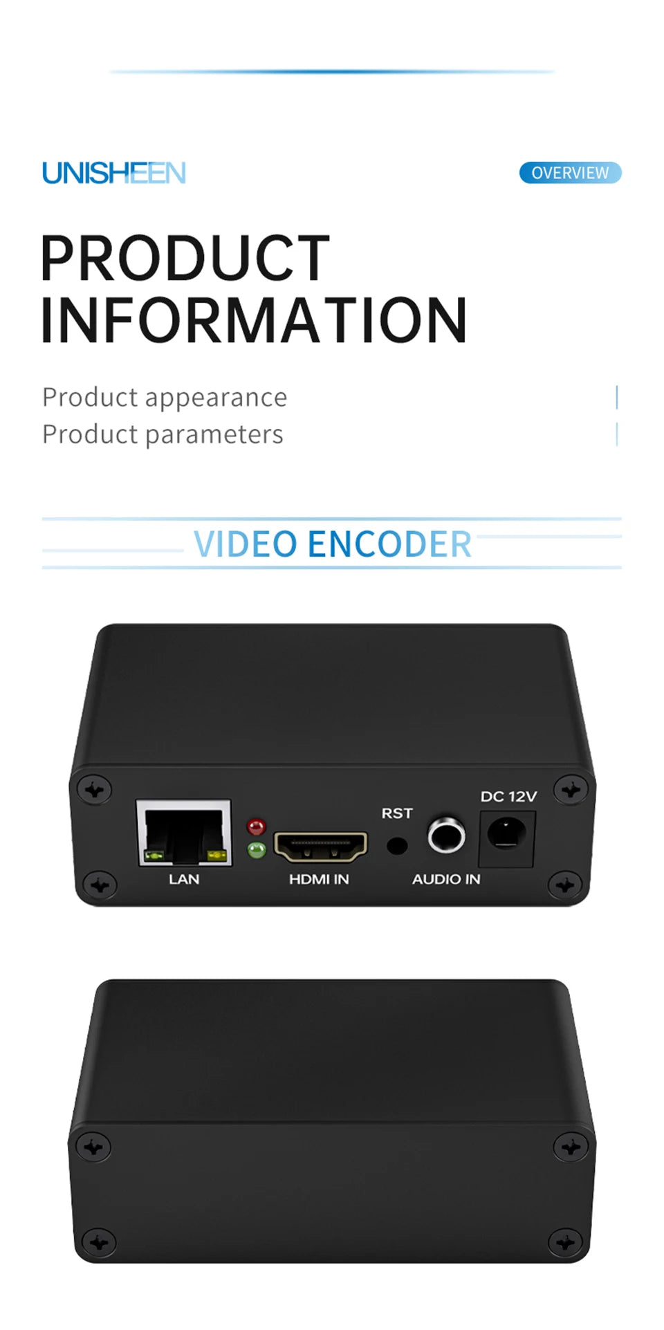 Low-Cost HDMI to IP HD Video Encoder System Integration Mini SRT RTSP RTMPS UDP ONVIF 1080p H265 H264 IPTV Live Stream Board