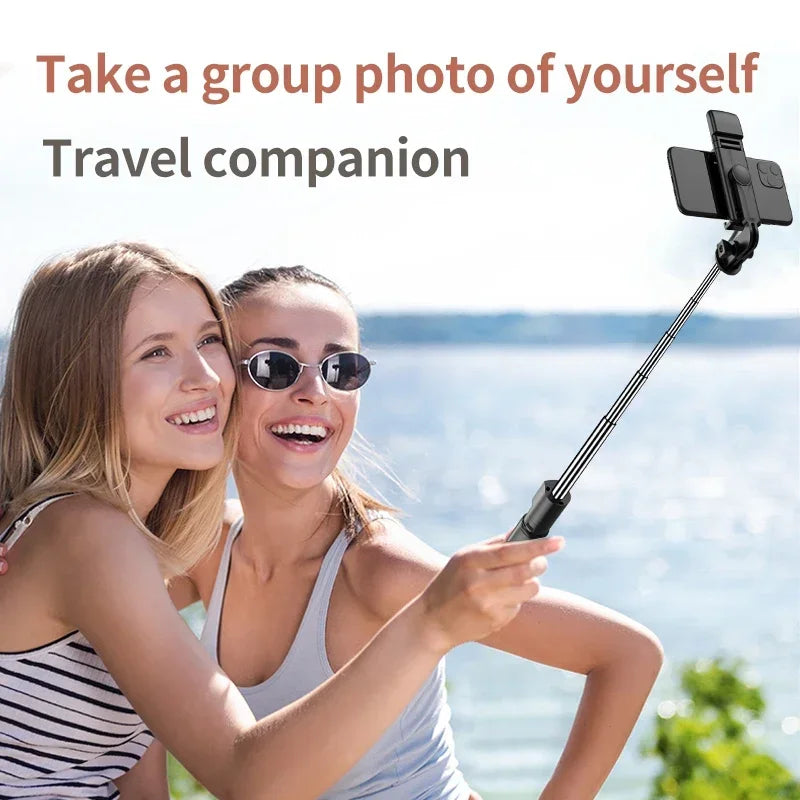 Extendable Selfie Stick Tripod Phone Tripod with,Group Selfies/Live Streaming/Video Recording Compatible with All Cellphones