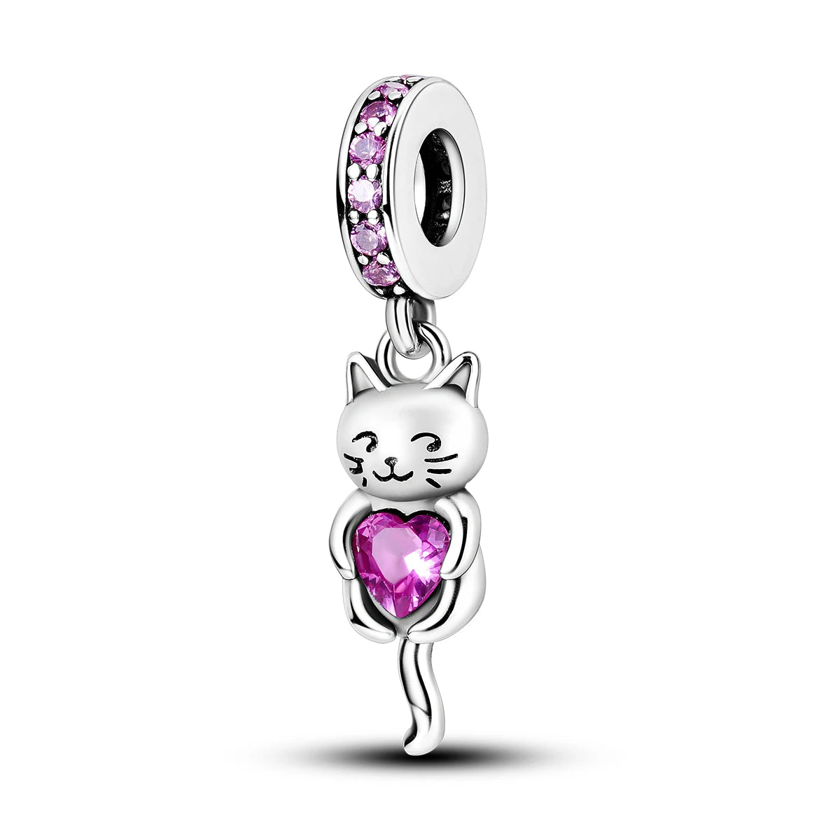 925 Silver Plated Firefly Pizza Cake Charms Fit Original Pandora Bracelet Making Fashion Jewelry
