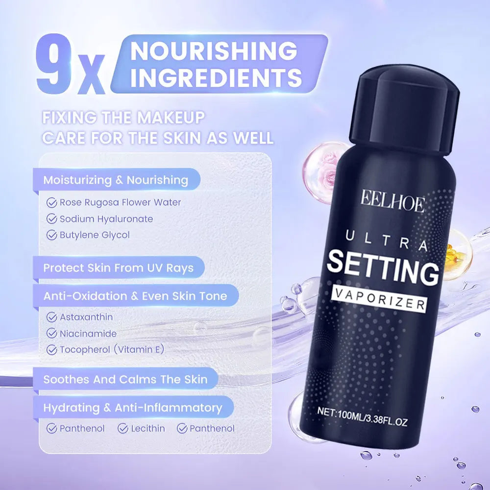 Setting Spray Moisturizing Lightweight Spray Make Up Primer Fixer Lotion Hydrate Oil-free Female Makeup Tools & Accessories