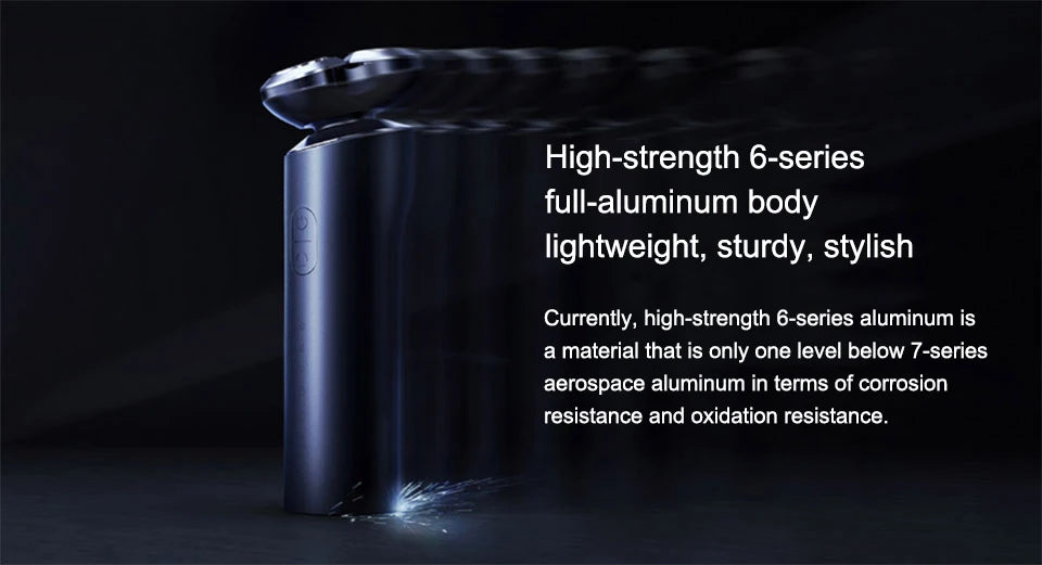 XIAOMI MIJIA Electric Shaver S700 Portable Flex Razor 3 Head Shaving IPX7 Waterproof Washable Beard Trimmer Trimer Cutter 30 Day