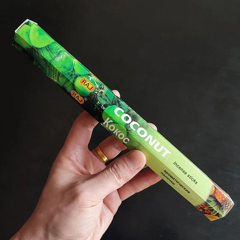 YXYMCF India Sandalwood Incense Sticks Meditation Lavender Sage Palo Santo Tibetan Line Incense Aromatherapy Lasting Fragrance