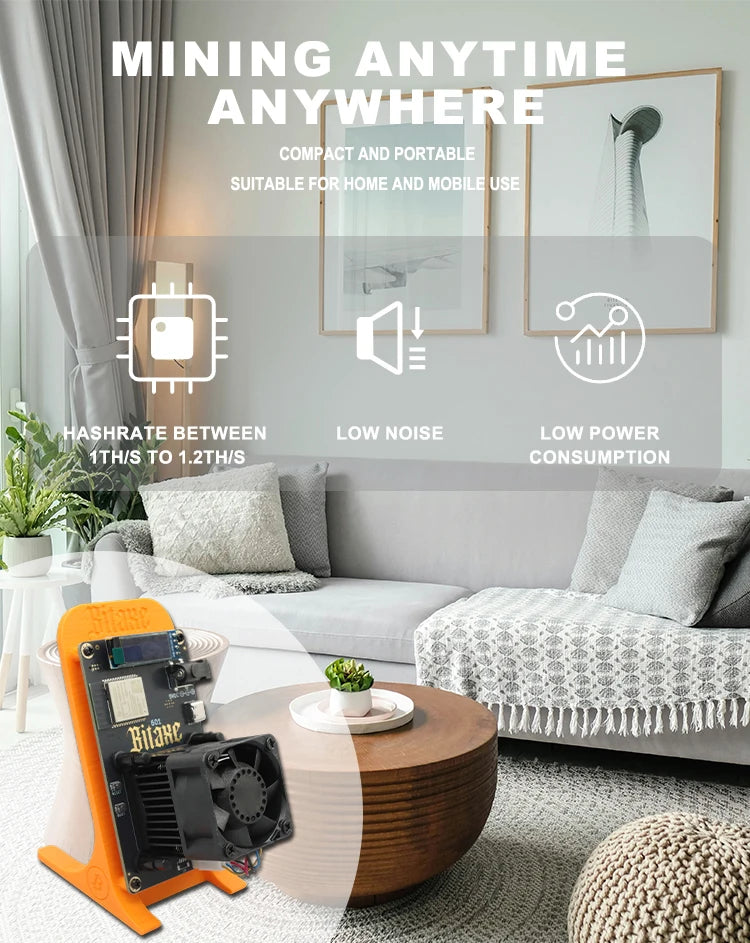 2025 Latest Bitaxe Gamma 601 1.2th/s 18W Open Source Bitcoin Miner With Power Supply