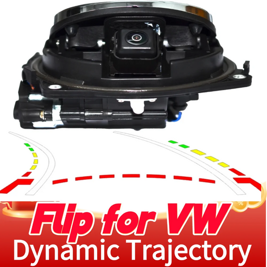 Parking HD Reverse Flip Logo VW Badge Rear View Camera For Passat B6 B7 B8 CC GOLF 6 7 POLO Beetle Auto emblem Flipping CCD